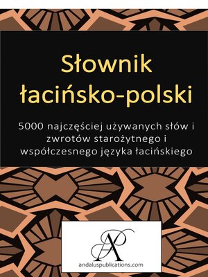cover image of Słownik łacińsko-polski